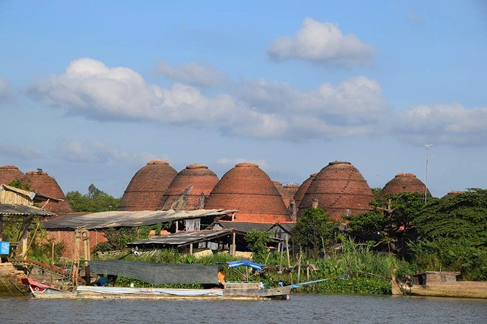 Abandoned brick kilns in Dong Thap