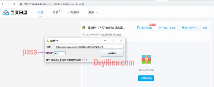 Download files from Baidu