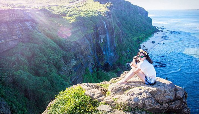 Thoi Loi mountain peak in Ly Son island